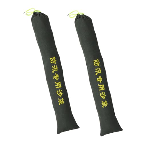 KOMBIUDA 2 pièces Sacoches Anti-inondation Toile Épaisse Sacs de Contrôle des Débordements Durables et Réutilisables Protection Contre Les Inondations pour Maison Garage et Chantier