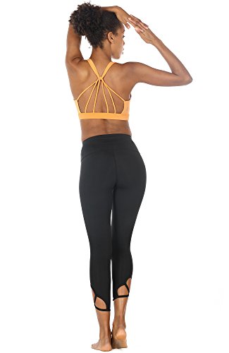 Image of icyzone Women's Padded Strappy Workout Running Sports Bras Medium Impact
