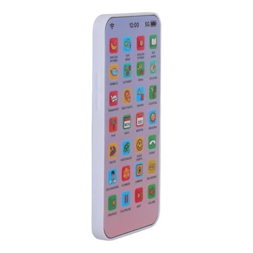 Image of Play Craft EduPhone Educational Type-C Rechargeable Musical Toy 28 Functions, Alphabet, Numbers, Varnmala, Animal Sounds, Nursery Rhymes in English & Hindi for Age 2 Years to 10 Years