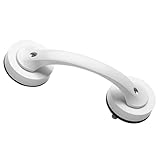 BCOATH Weißer Haltegriff für Zuhause aus Kunststoff Selbstklebend und Tragbar als Sicherheitsgeländer für Ältere Menschen im Badezimmer und Reisen