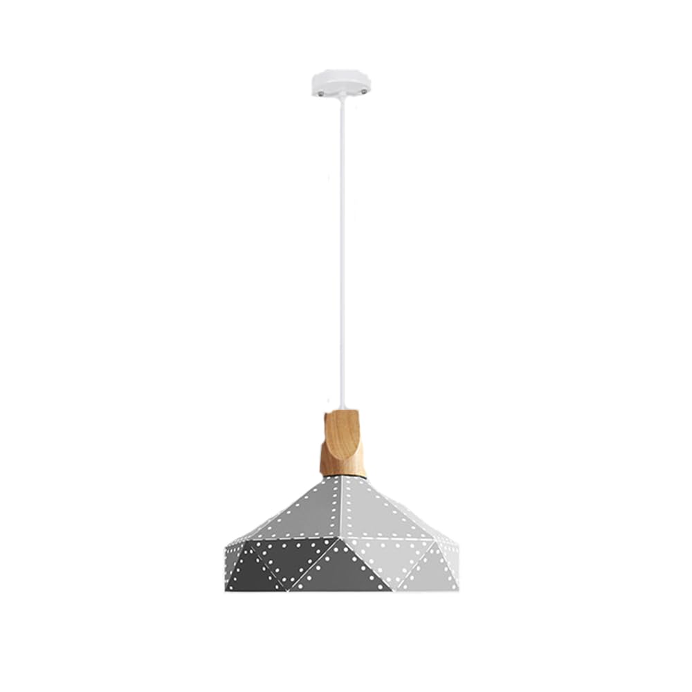 Lampada A Sospensione Industriale Con Paralume In Metallo Multi-lato