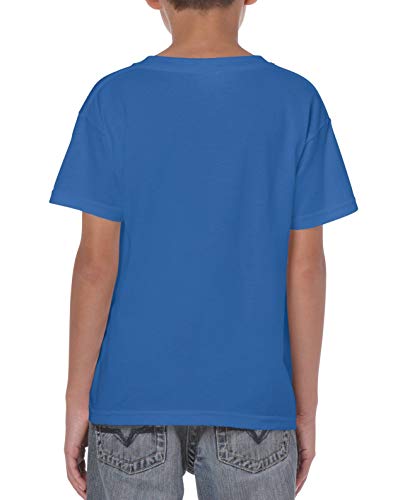 Gildan Heavy Cotton Youth 5.3 Oz. T-Shirt (G500B)- Violet,S2
