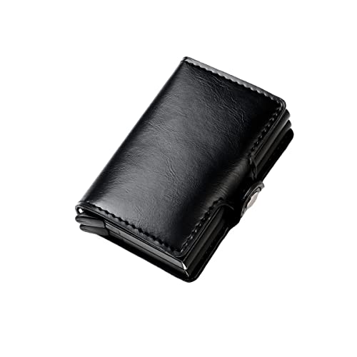Generic Shielady RFID new anti-theft wallet (Black-Oil)