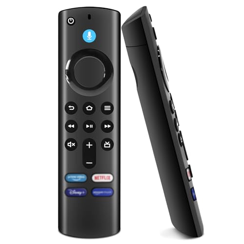 Mando a Distancia por Voz Adecuado para Smart TV S-Tick 2nd Gen y 3rd Gen, Lite, 4K y 4K MAX, Cube 2nd Gen/3 Gen, con Bluetooth y 4 Botones de Atajo