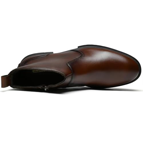 Image of Arkbird Men's Dress Boots Genuine Leather Ankle Boot for Men Classic Casual Oxford Style Footwear