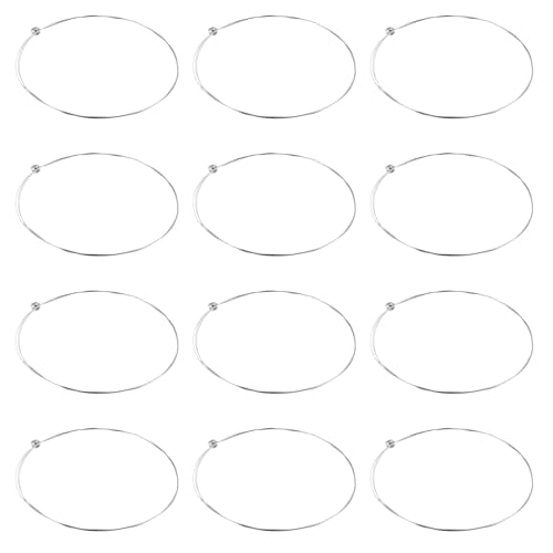 PRETYZOOM Cuerdas de Guitarra de Acero Inoxidable E-1St Kit de 40 Piezas para Guitarra Acústica y...