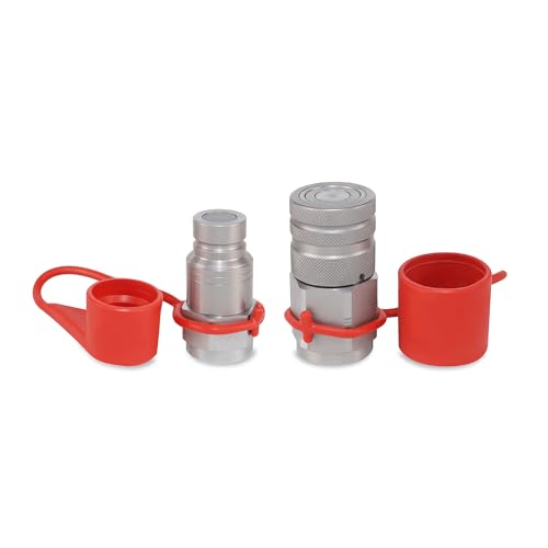 Image of 5 /8″ Flat Face Hydraulic Quick Couplers Set - 3 /4″ SAE Port