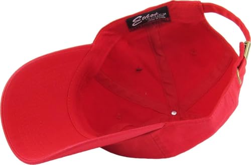 KBETHOS Classic Unisex Cotton Adjustable Low Crown Baseball Cap – Plain Dad Hat