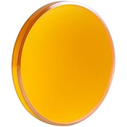 Lentes De Seguridad Laser Cloudray CO2 Lente De Enfoque Lente Láser De CO2 Znse Focus Lens CO2 Laser Lens Laser Mirror CO2 Laser Focal Lens PVD ZnSe For Para Grabado Láser CO2 Grabado De Corte 18mm F 50.8mm