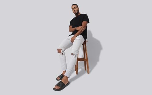 Image of Neeman's Footbed Slides for Men | Cushioned & Comfortable Flip Flops for Men | everyday Comfort, Lightweight and Flexible