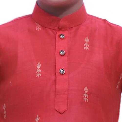 Image of Pro-Ethic Style Developer Boys Cotton Solid Kurta Pyjama | Kurta Paijama Set, (S-131)