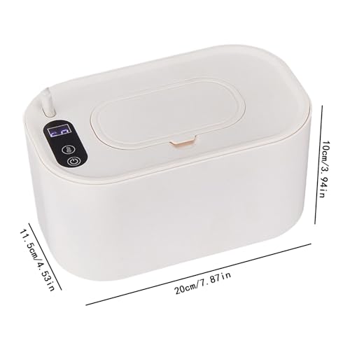 Baby Wipe Warmer, Portable Wipes Dispenser, Large Capacity Design, Adjustable Heat Setting, Diaper Heater for Car and Travel, USB Unit with Constant Temperature Control – Image 3