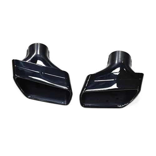 Silencieux carré d'origine en noir pour embout d'échappement de voiture BMW G30 G31 de prestige