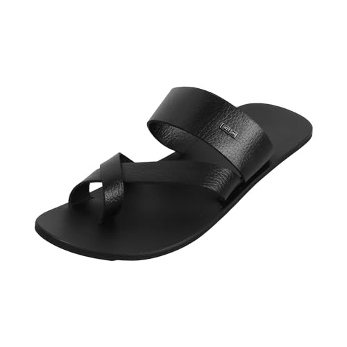 Image of Metro Men Synthetic Leather Chappal