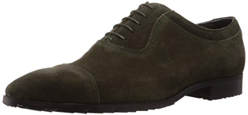 [マドラス] 防水 ゴアテックス 高級 ストレートチップ ドレスシューズ M5001G メンズ ダークグリーンスエード 24.5 cm