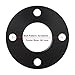 VLAOSCHI Black Forged 5x112 Hubcentric Wheel Spacers 10mm with 66.56mm Center Bore (No Lip) Compatible with Audi-BMW-Mercedes-Benz-Mini 5 Lug - Pack of 2
