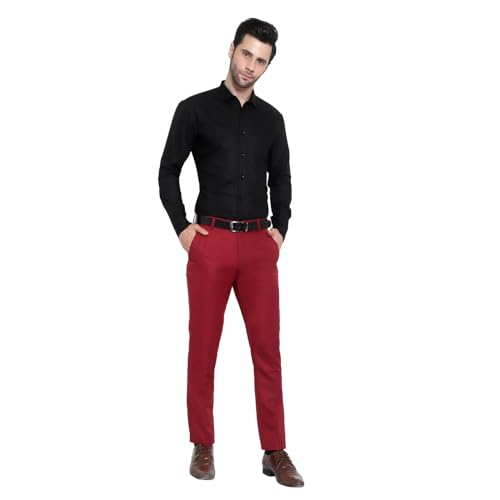 Image of SUCHEH Men's Reguler Fit Polycotton Trouser Pant's Formal Trouser Casual Trouser Pants