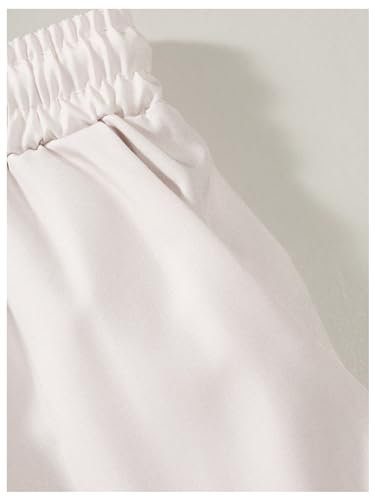 WDIRARA Conjunto de camisa e shorts masculinos com estampa geométrica de 2 peças, Caqui, M