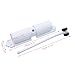 Mewutal Automatic Door Closer White Self Closing Door Closer 44-132LB Adjustable Closing Gate Hinges Heavy Duty Metal Self Closing Tool for Bedroom Kitchen Toilet, with Screwdriver (White)