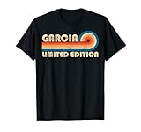 GARCIA Surname Retro Vintage 80s 90s Birthday Reunion T-Shirt