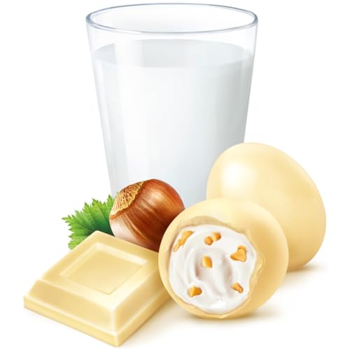 Ferreros Kinders Schoko-Bons White Chocolate Candy With Hazelnut, 200g (From Italy)