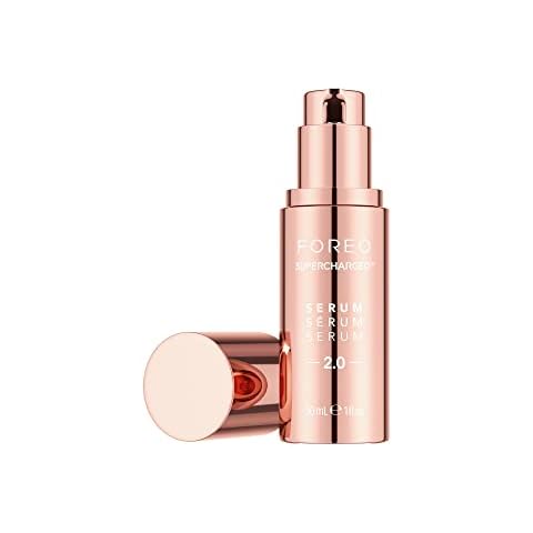 FOREO SUPERCHARGED SERUM 2.0 - Microcurrent Conductive Gel - Hyaluronic Acid Serum for Face - Squalane - Rejuvenating & Hydration - Vegan & Cruelty-free - All Skin Types - 1 fl.oz Cover