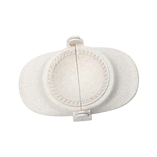 KICHOUSE Dumpling Press Maker Manual Pastry Wrapper Cutter Tool for Easy Dumpling Wrapping Design for Home Restaurant and Hotel Use Up and Neat Results