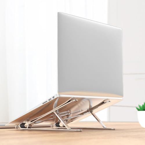 Soporte portátil para laptop Uonlytech aluminio ajustable miniatura 4