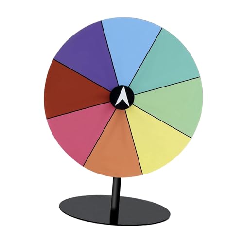 Tachiuwa Tabletop Prize Turntable Roulette Wheel with Stable Base, Prize Turntable, Game Turntable, for Interactive Game Gatherings