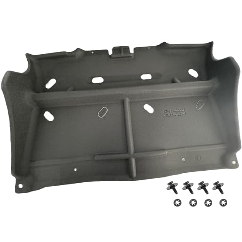Image of ML3Z-7222-D Splash Panel Shield Under Diaper Gas Motor Fit for Ford F150 2015-2020 with Gasoline Engine Replace ML3Z7222D (Not Fit Raptor Model /Not Fit 3.0L Diesel) (PP Plastic)