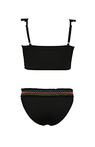 Hobie Girls' Bandeau Bikini Top and Hipster Bottom Swimsuit Set2