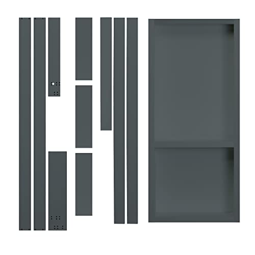 Murphy Door - Diy Secret Bookcase Hidden Door, 36" X 80", Flush Mount, Pre-Assembled, Paint Grade (Mdf), Hale Navy Finish #TOP2