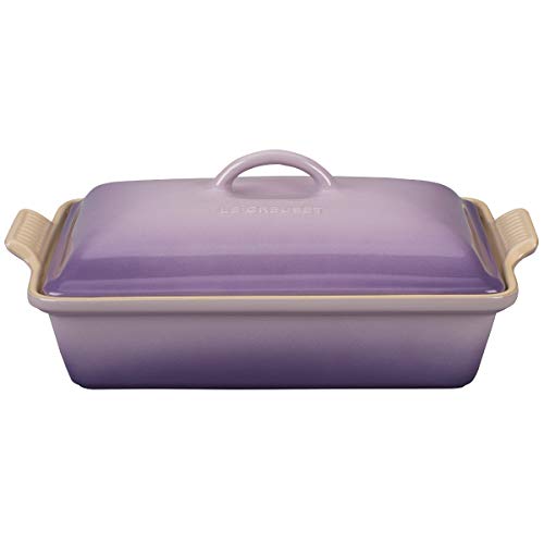 Le Creuset Heritage Stoneware Covered Rectangular Casserole, 4-Quart, Provence