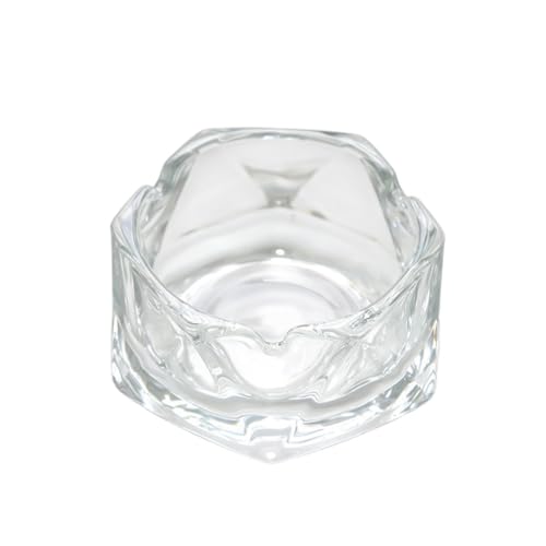WOTZOV Cenicero Moderno de Cristal de Lujo, Ligero y Creativo, para el hogar, la Sala de Estar y la Oficina. Ceniceros para Fumadores.，B