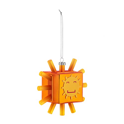 Alessi Sunflake GJ02 7 Vintage Design Christmas Decoration, Hand Decorated Blown Glass, Multi-Colour, Multi-coloured, One-size - Image 2