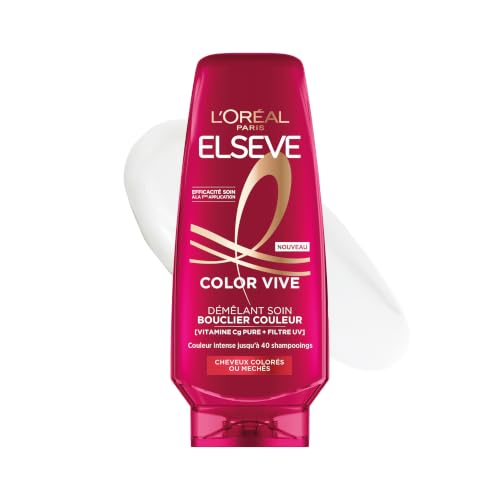 L'Oréal Paris - Après-Shampooing Soin Couleur - Protection Couleur Jusqu'à 10 Semaines - Pour Tous Types de Cheveux Colorés ou Méchés - Enrichi en...