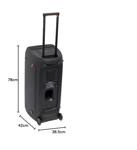 Jbl Partybox 310MC, Speaker Portatile Per Feste, Con Effetti Di Luci, Microfono Cablato Jbl, Design IPX4 Resistente Agli Schizzi, 18 Ore Di Riproduzione, Nero - 16