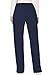CHEROKEE Women's Mid Rise Moderate Flare Drawstring Pant, Navy, X-Large