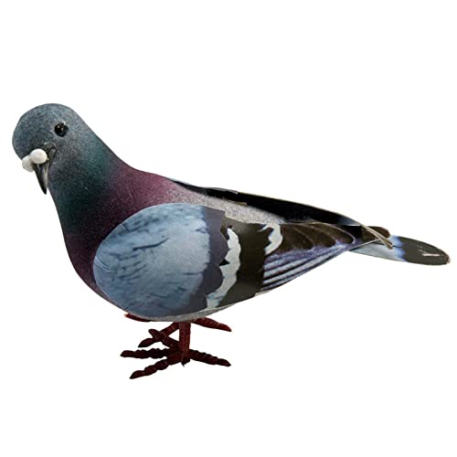 Simulation Pigeon, Artificial Simulation Foam Bird, Removable Mini Imitation Animal, Cute Fake Pigeon Model, Home Ornament for Garden, Hallway, Living Room, Bedroom Decoration, Gift for Bird Lovers