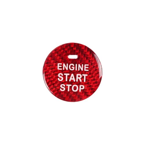 Couvercle bouton de démarrage Mazda MX5 en aluminium rouge sport