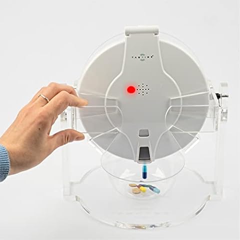 TabTime Automatic Pill Dispenser Tipper - Makes it Easy to Dispense Your Medication Cover