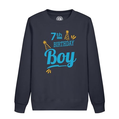 Sweatshirt enfant 7 ans anniversaire garçon mode automne hiver pull