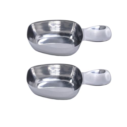 Medidores juego 2 cucharas 1/3 taza 80 ml acero inox miniatura 1