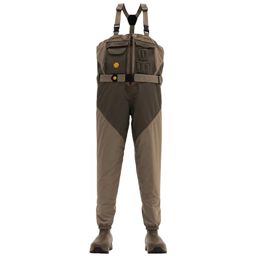 LaCrosse Men's 725366 Alpha Agility Select Waders 1600G, Brown - 9 M