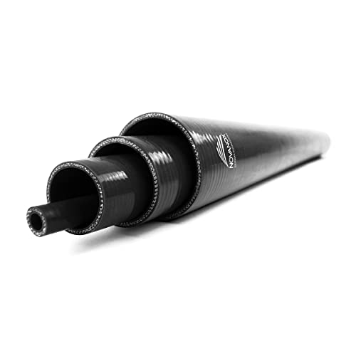 Manguera de silicona NovaNox negra de 1 metro y diámetro interior de 19 mm