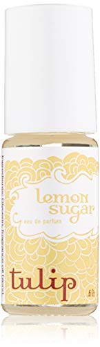 Tulip Lemon Sugar Roll-On Perfume Oil – Sparkling Citrus, Soft Vanilla & Sugar Cane – Clean, Cozy, Vegan Perfume for Women – Travel-Friendly – 0.33 fl oz