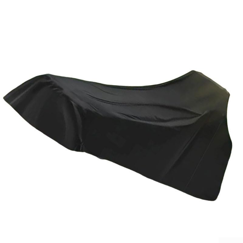 Cubierta para equipo de tractor de tela Oxford negra de 188.98 x 75.98 x 85.83 pulgadas, protector de polvo para accesorios de cortacésped de jardín, fácil almacenamiento