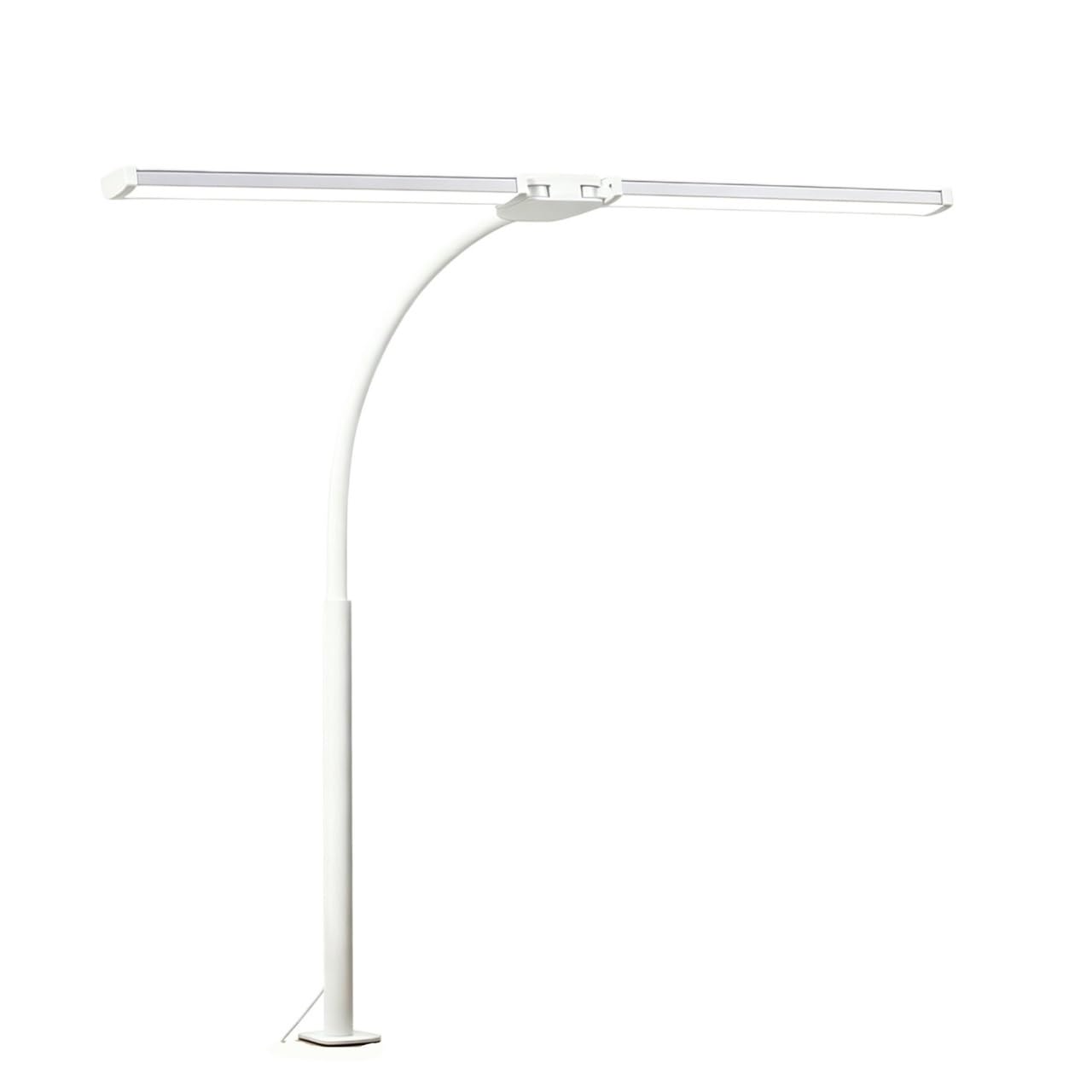 CKAFZMYJQBT LED PC Monitor Light Desk Lamp Double Heads Eye Protection 5 Color Mode Dimmable USB Table Lamps Reading Lights for Office Lamp