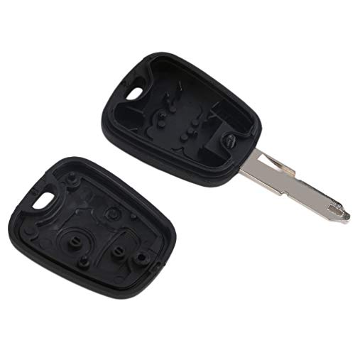 Kinshops Replacement 2 Button Remote Key Fob Blade Case Shell Fits For PEUGEOT 206 100% Brand new, Black