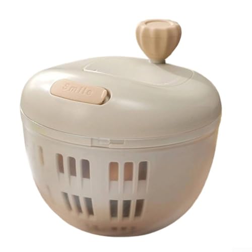 Ensalada Spinner para uso con lechuga, rúcula, repollo, tomates, pepinos, fresas y otros productos comunes (gris)